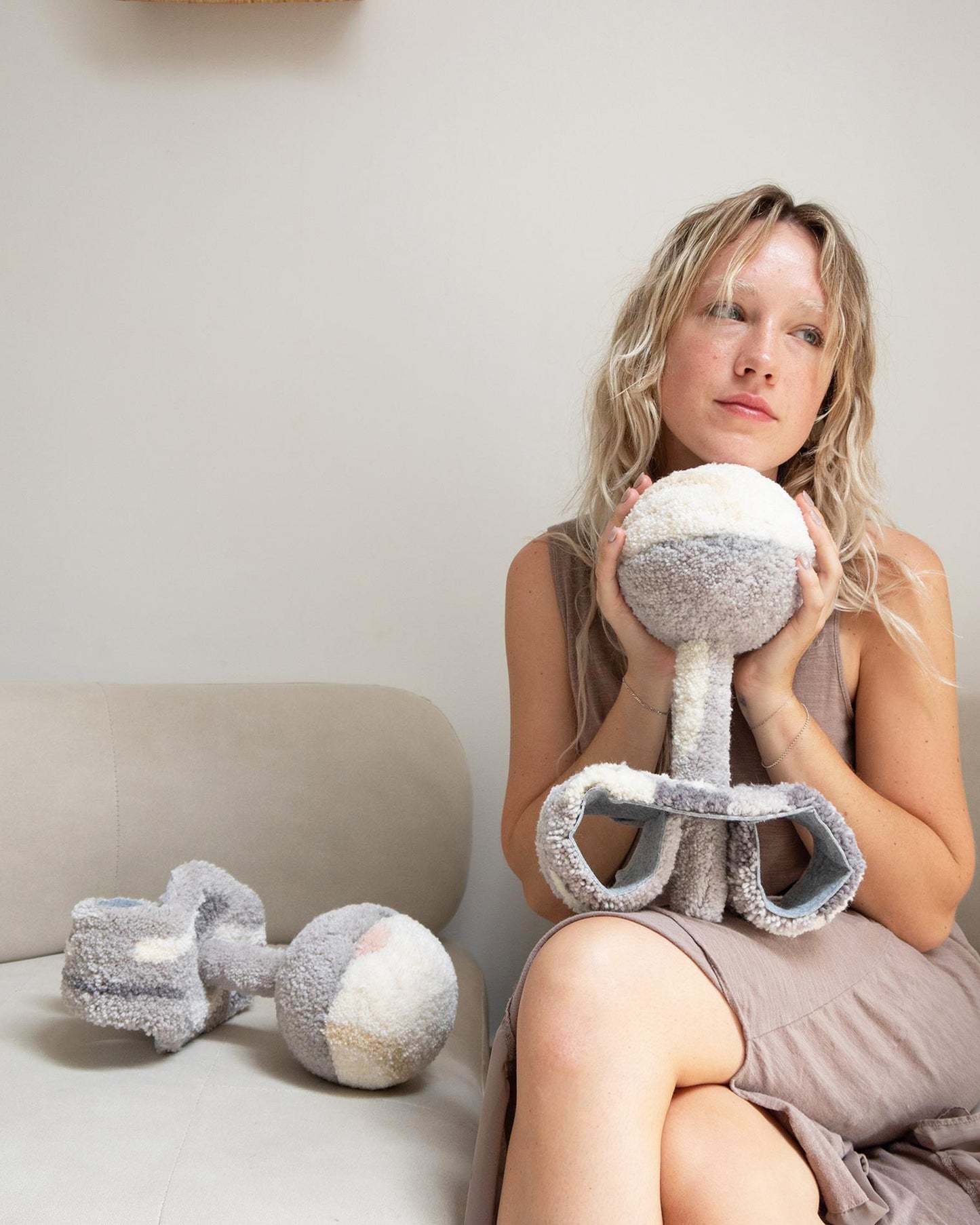 The White South Sea Cultured Pearl Stud Earrings by Aamina Juma