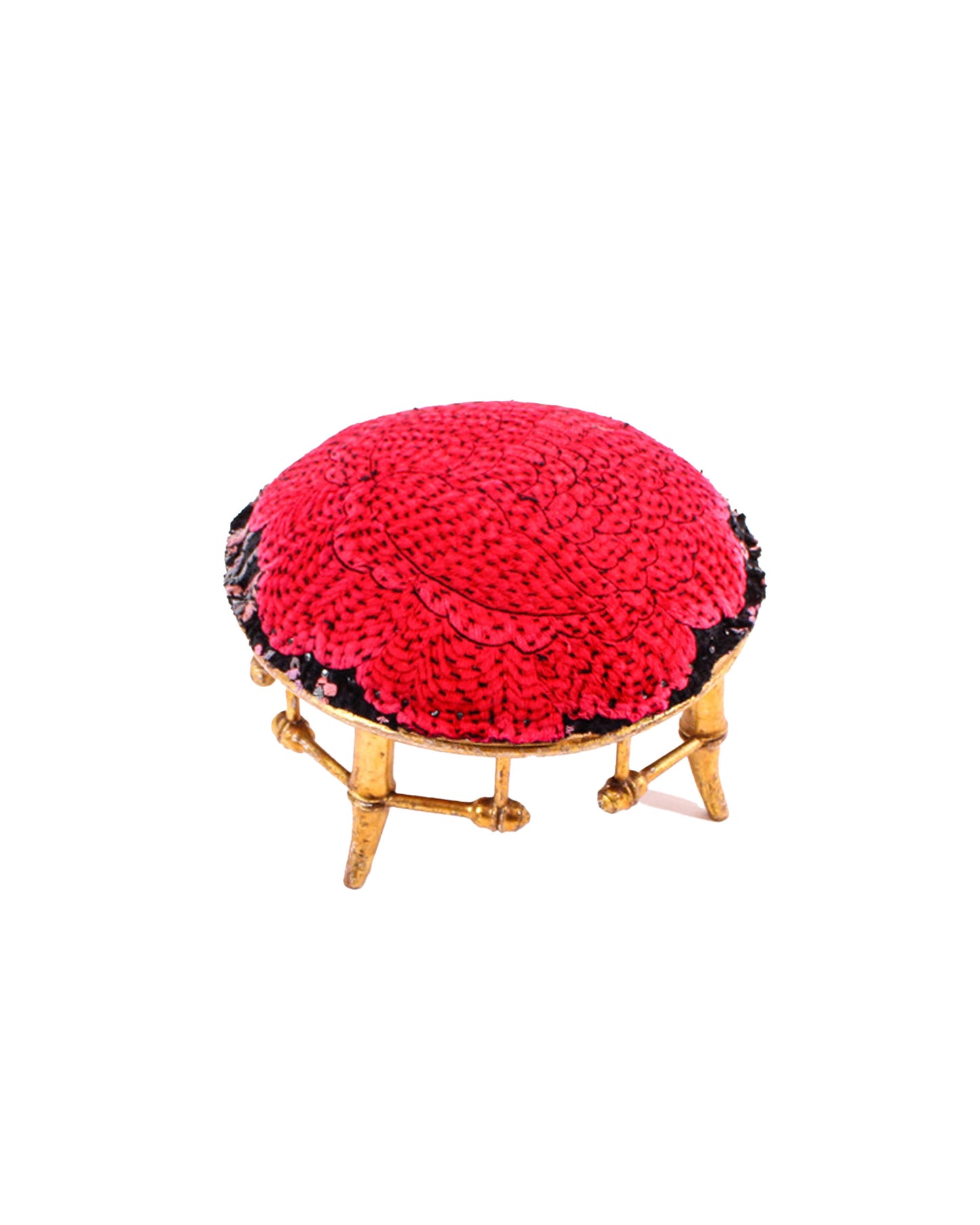 19th century French Napoleon III Footstool By Walid