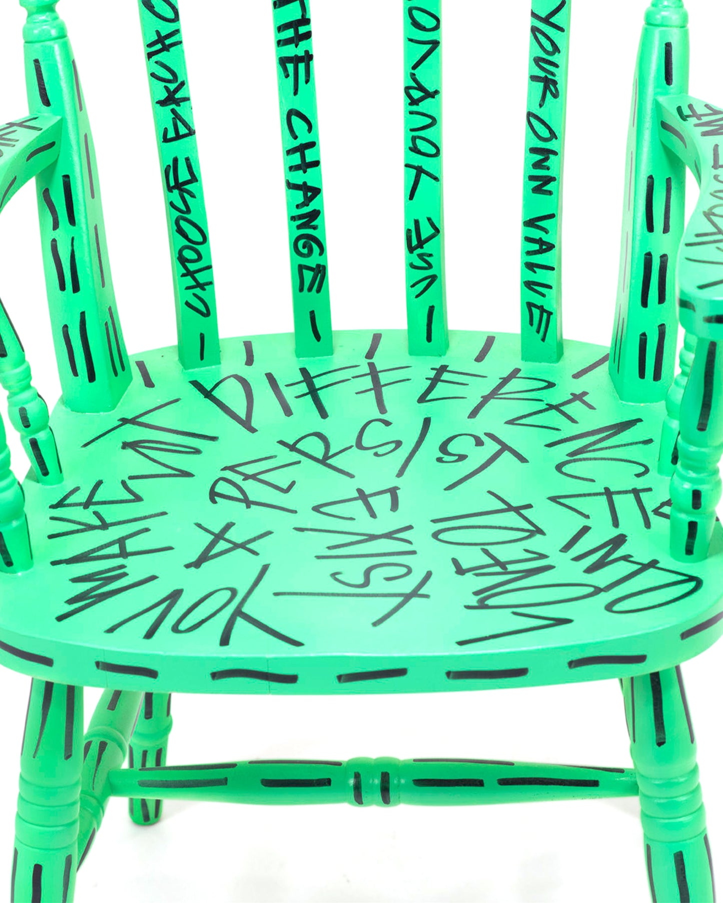 Use Your Voice Chair by Louise Gray