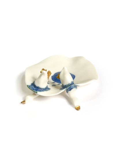 Breakthrough Duo Porcelain Bowl by Nicky Backlund