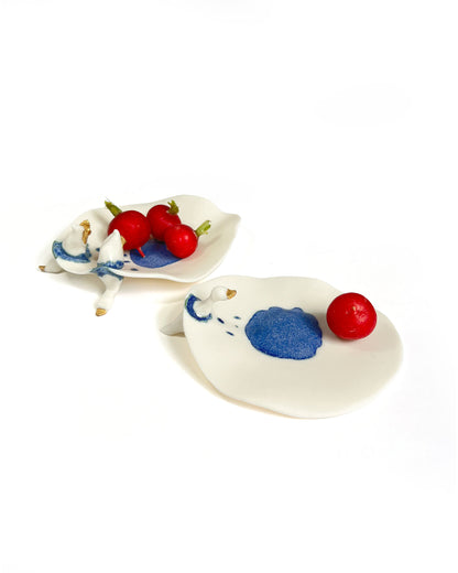 Breakthrough Duo Porcelain Bowl by Nicky Backlund