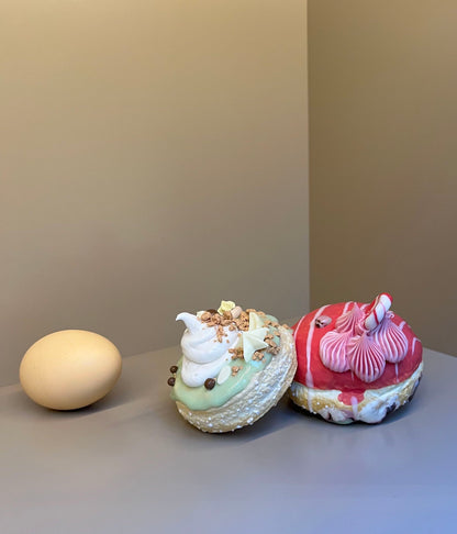 Two Iced Doughnuts by Anna Barlow