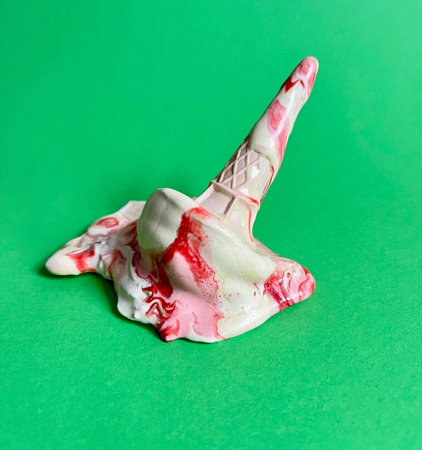 I Scream! Porcelain Sculpture by Anna Barlow