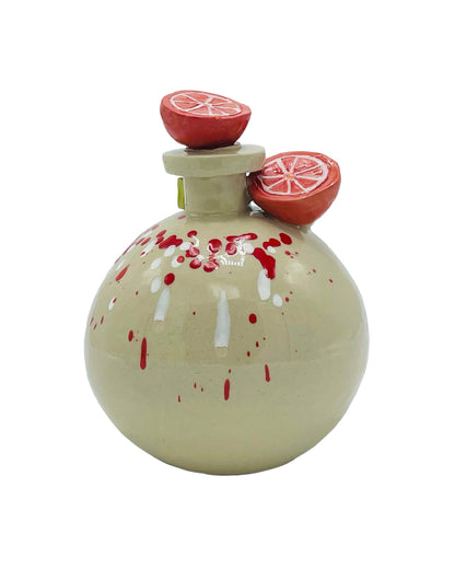 Blood Orange Vase by L&Clay Ceramics