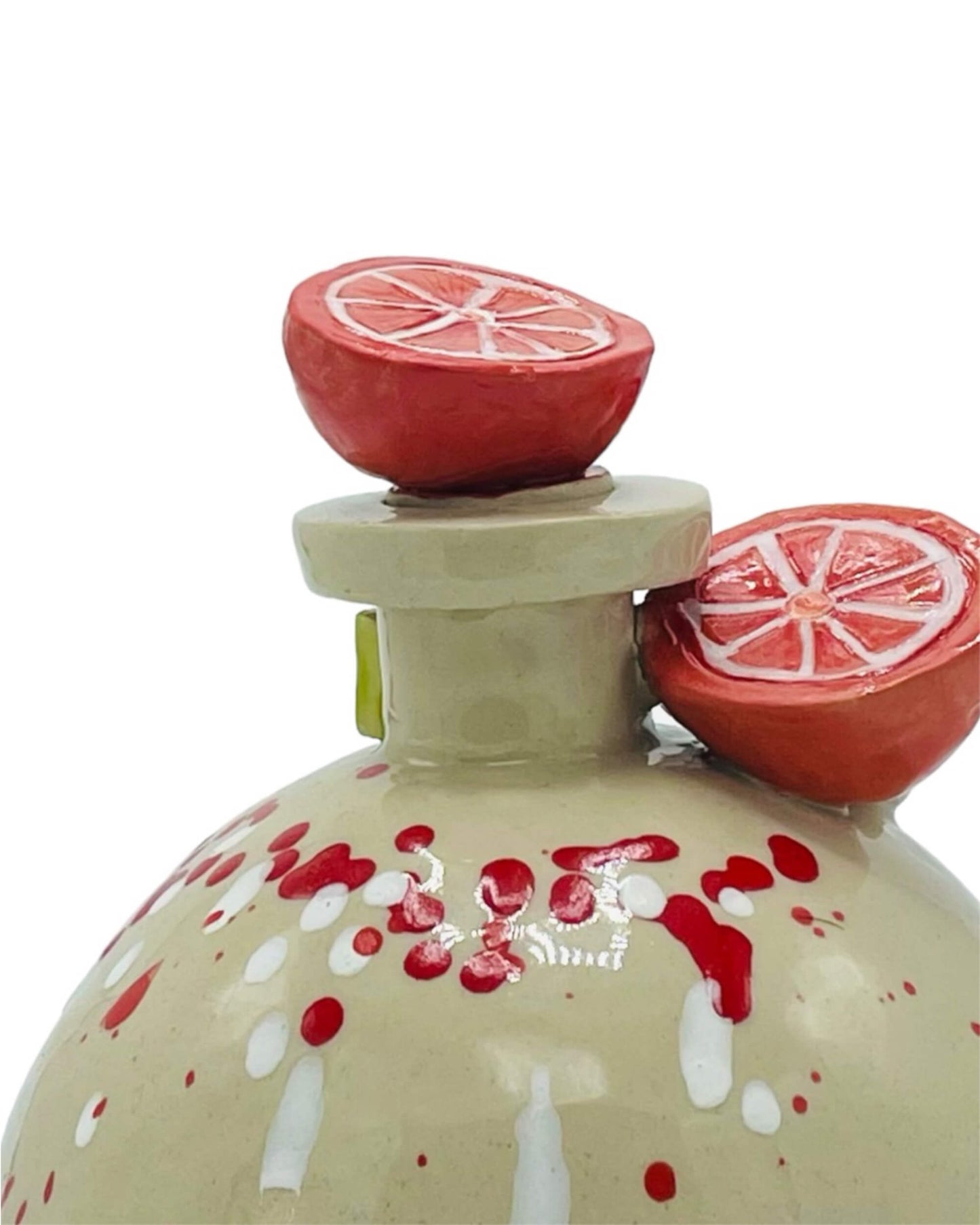 Blood Orange Vase by L&Clay Ceramics