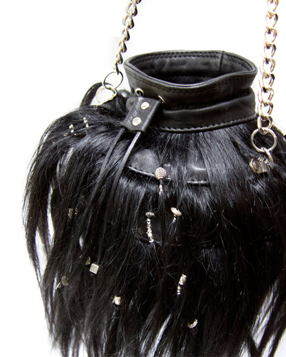 Small Beaded Hair Bag by Carraic