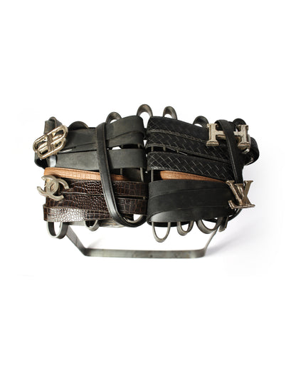 Counterfeit Belt Stool by Maxim Lester