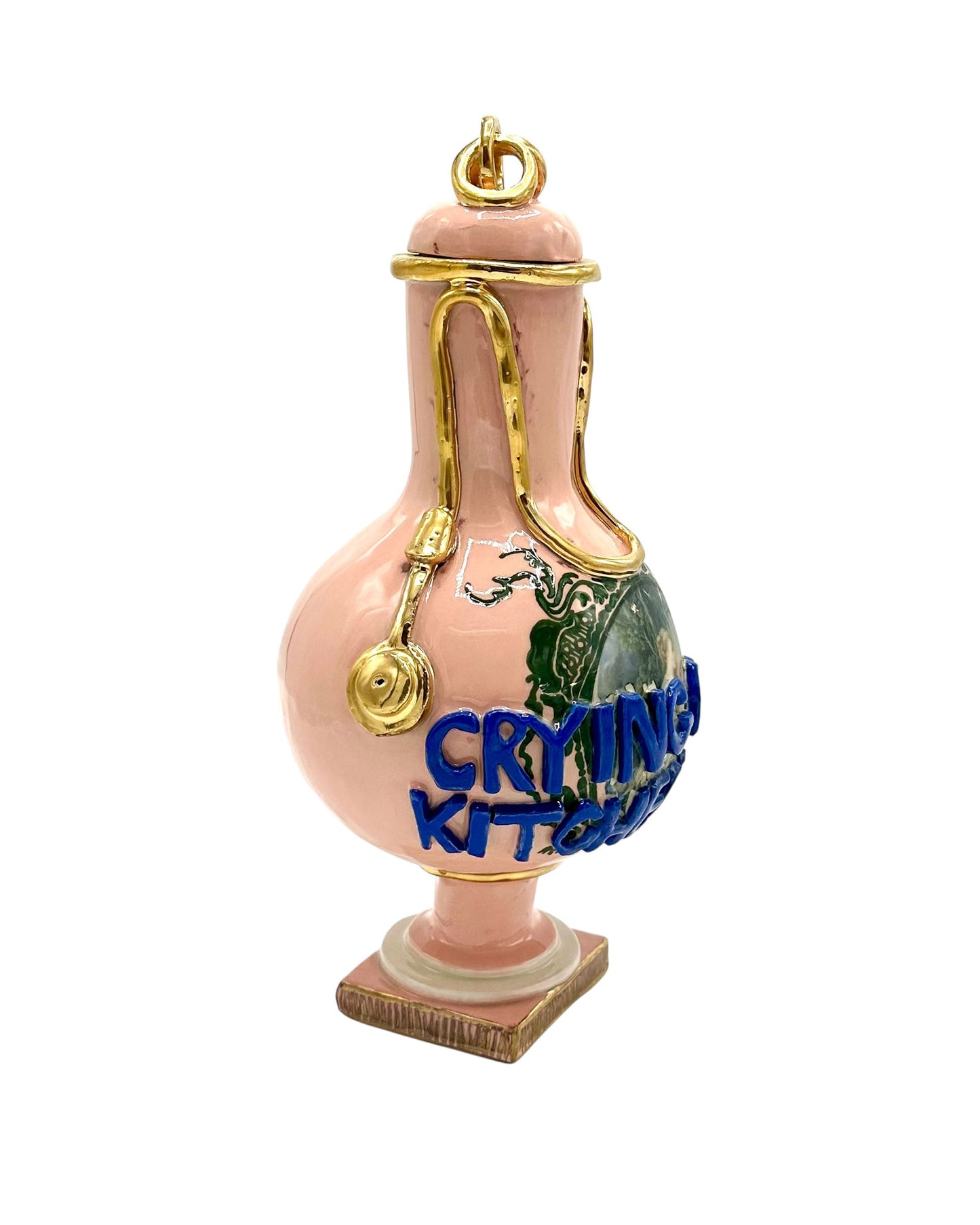 Crying On The Kitchen Floor Sculptural Vase by L&Clay Ceramics