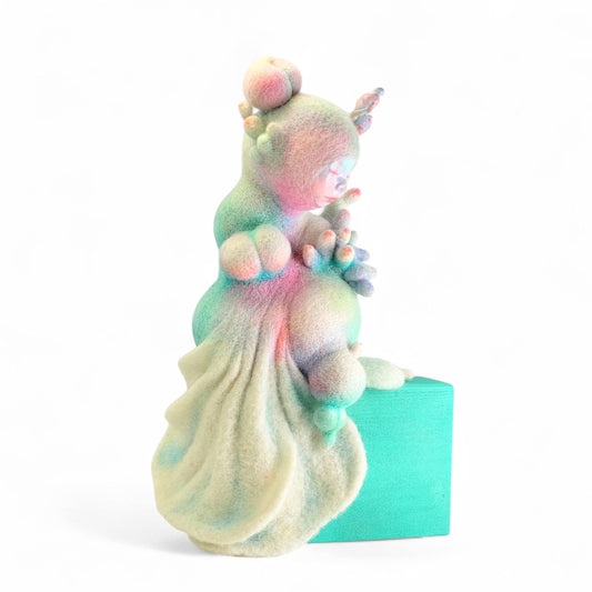 Gogotte, One-of-a-Kind Needle-Felted Sculpture by Mei Mei