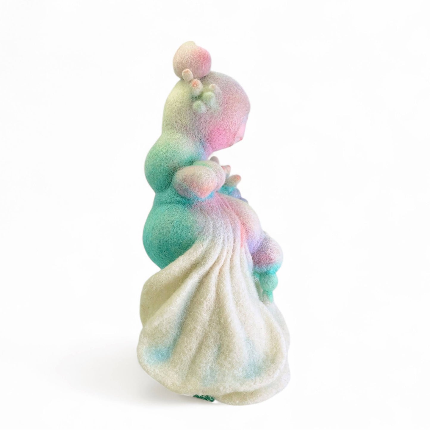 Gogotte, One-of-a-Kind Needle-Felted Sculpture by Mei Mei