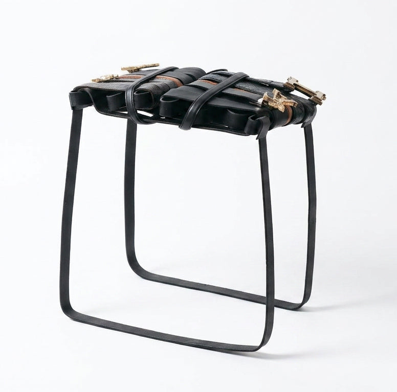 Counterfeit Belt Stool by Maxim Lester