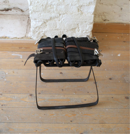 Counterfeit Belt Stool by Maxim Lester