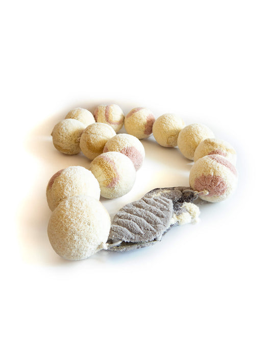 White South Sea Pearl Necklace Sculpture by Aamina Juma