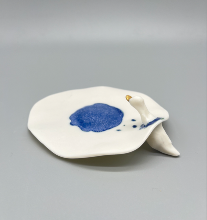 Where is everyone? Porcelain Bowl by Nicky Backlund