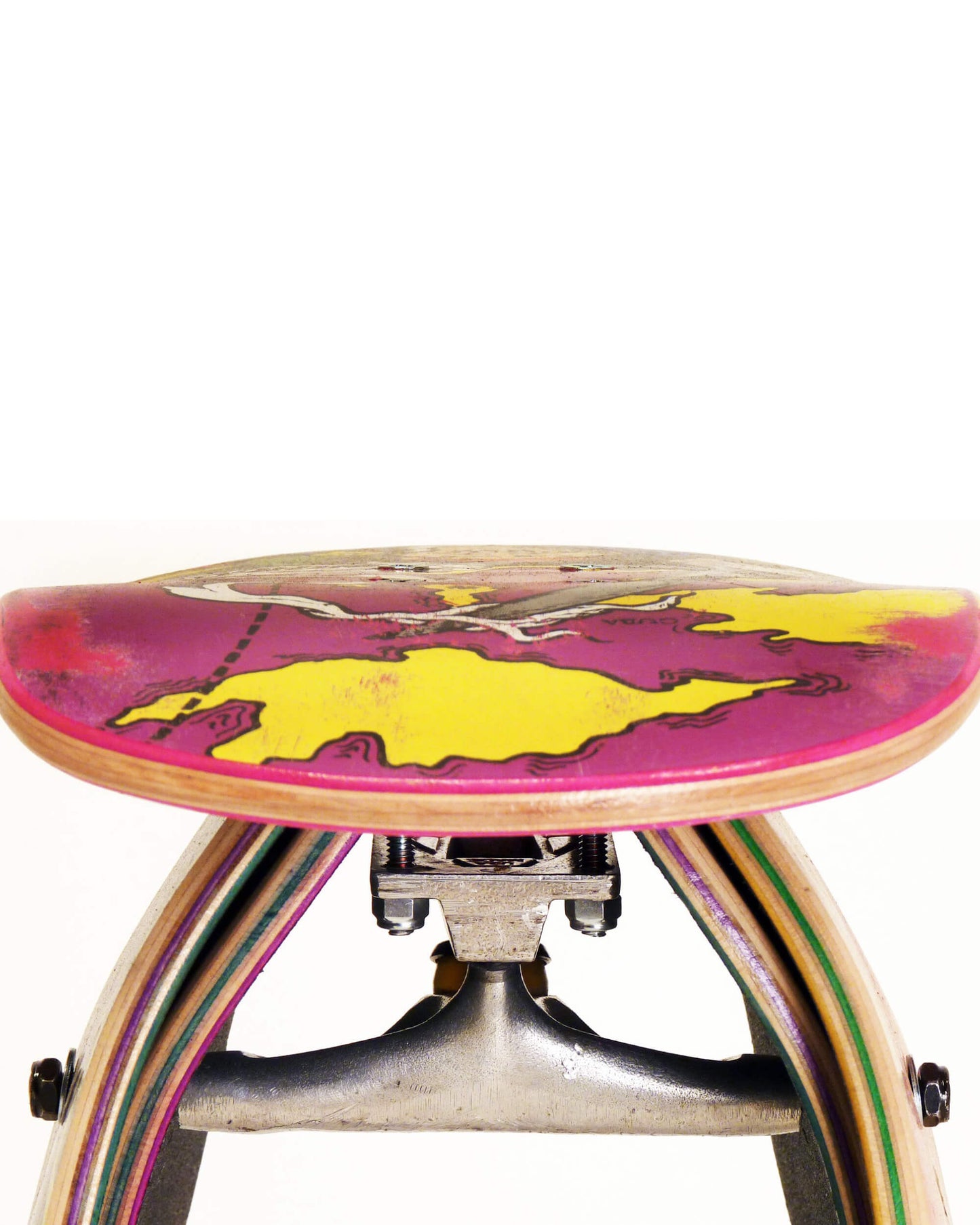 Deckstool - Recycled Skateboard Stool by Jason Podlaski/ Skate or Design