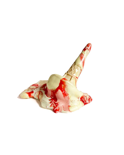 I Scream! Porcelain Sculpture by Anna Barlow