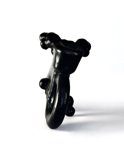 Inflated Lime Bike Bronze by Maxim Lester