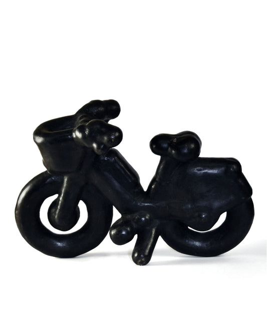Inflated Lime Bike Bronze by Maxim Lester