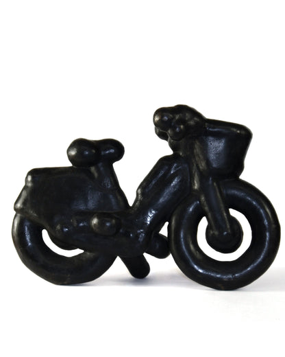 Inflated Lime Bike Bronze by Maxim Lester