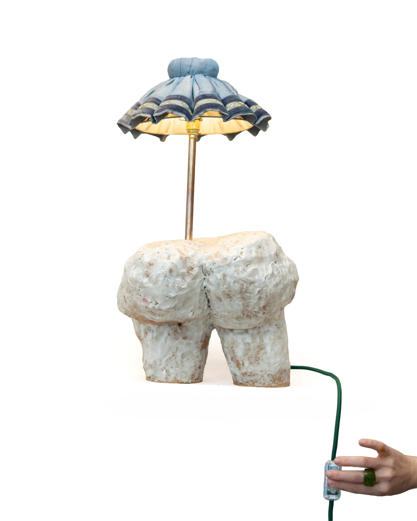 Double Soap Sculptural Table Lamp by Lucia Vera